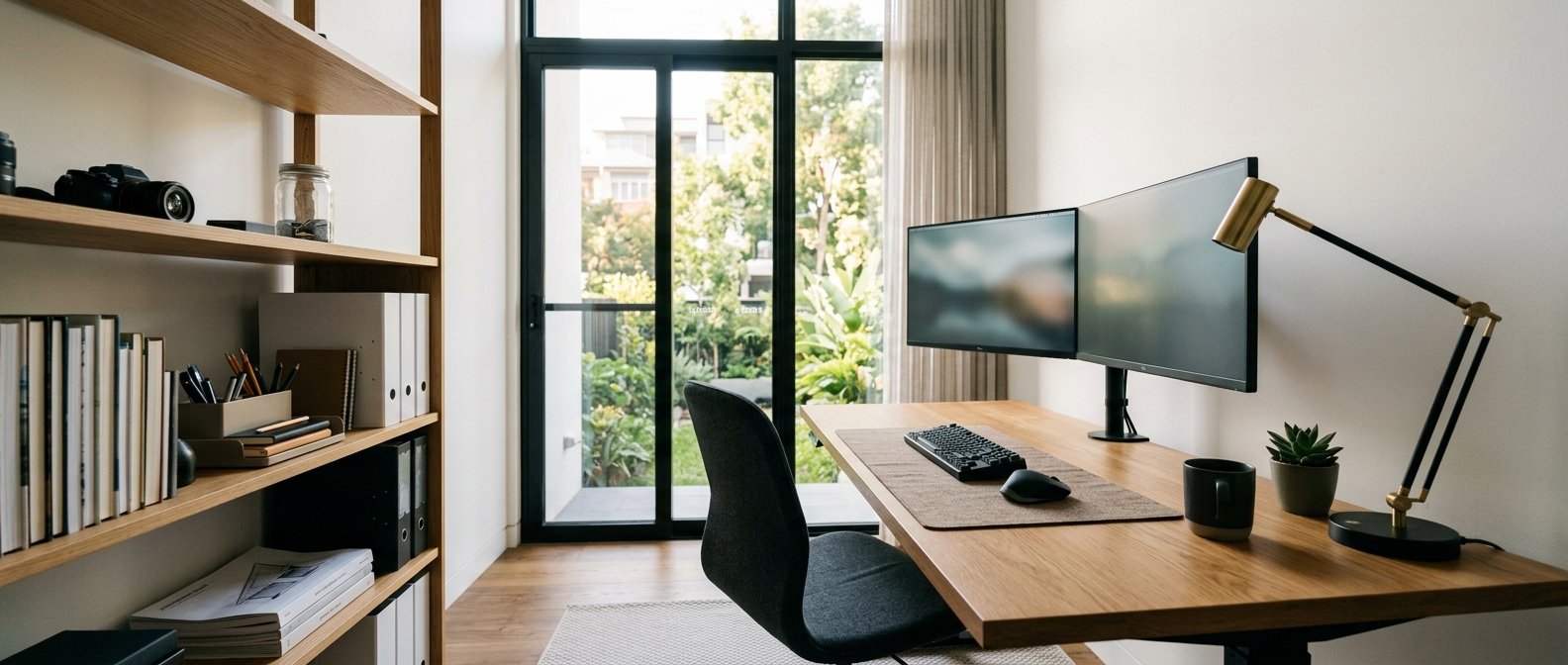 Modern office workspace