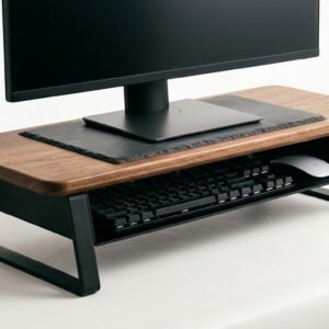 BTech Monitor Riser Black Steel S2