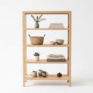 BTech Shelving Unit 4-Tier Maple
